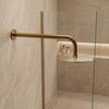 Bras de douche rond REA JS-9021 40cm Brush gold