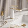 Robinet de lavabo REA Bloom White Gold Low