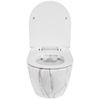 Toilet bowl  Rea Carlos Slim Rimless Aiax Shiny