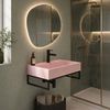 Vasque en conglomérat GOYA PINK 50cm + Support