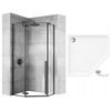 shower enclosure Rea DIAMOND BLACK MAT 90x90