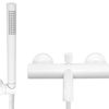Bathroom faucet Rea Lungo White Matt