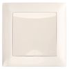 Presa singola con messa a terra e coperchio con cornice OSTE JNH005-G Beige