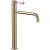 Robinet de lavabo Rea Serra Brush  Gold high