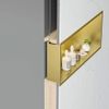 ВГРАДЕНА БАНЯ ПОЛИЧКА LED 30x60 brush gold