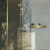 Bathroom shelf SF03 45cm gold brush