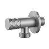 Ъглов вентил Diamond 03 1/2" x 3/4" Brush Nickel