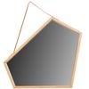 Asimetriškas medinis veidrodis 49 cm YMJZ20216