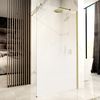 Shower screen Rea Aero Ombre Gold Brush/White 110