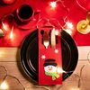 Christmas Cutlery cover 3 pcs KF333