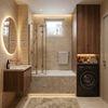 Built-in acrylic bathtub Rea Gloria 120