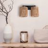 Applique murale APP1824-2W NATURE BLACK