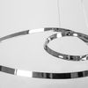 Deckenlampe Ring Led + Fernbedienung APP7798-cp Chrome