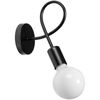 Wandlampe Metall Loft PARADISE Black 392199