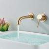Wall Mounted faucet Rea  Lungo LONG Gold Brush + BOX