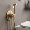 Podomítková bidetová baterie Rea Ontario Brush Gold