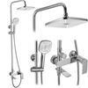 Conjunto de ducha REA STORM CHROME