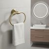 Bathroom hanger RING 16101 Aristo Brushed Gold