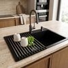 Rollbarer Abtropfständer für Spüle REA P12298 Black