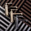 Bathroom faucet Rea Monaco Gold Brush Low