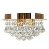 CRISTAL PLAFÓNOVÁ LAMPA APP1038-3CP Zlatá