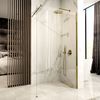 Shower screenl Rea Aero Gold 120 Walk In