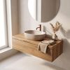 Lavabo à Poser Rea Focus Taupe