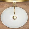 Countertop washbasin Rea Sofia Gold Edge