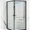 shower enclosure Rea Space In Black 80x100