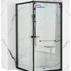 Cabine de douche Rea Space In Black 80x100