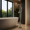Free-standing faucet Rea Lungo Chrome