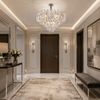 Křišťálová závěsná lampa SWE079-CP 50cm Chrom