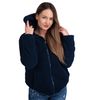Women's sweatshirt Sherpa Navy Blue XL