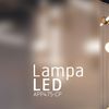 Lampada Da Soffitto Pensile Lungo LED Bianco Oro APP475-CP