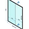 Sliding shower doors Rapid Slide 160