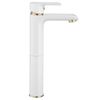 Robinet de lavabo REA Bloom white gold High
