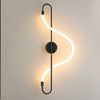 Lampa ścienna kinkiet LED APP857-W Long Czarna