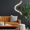 Lampa ścienna kinkiet LED APP857-W Long Czarna