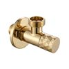 Ъглов вентил Diamond 03 1/2" x 3/4"Gold