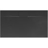 Receveur de douche Bazalt long Black 80x120