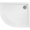 Sprchová kabína REA Look Chrome 80x100 + Sprchová vanička Look White