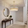 Lampada a sospensione in cristallo SWE107-CP 50cm GOLD