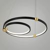 Lampa Ring led + pilot APP692-30-50 Czarna