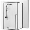 Shower enclosure Rea Fargo 90x120 Black Mat