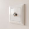 Anténní Zásuvka s Rámečkem OSTE JNH012-G WHITE