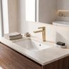 Bathroom faucet PREMIUM Rea Maxim Brush Gold Low