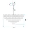 Lamp Cristal G063-CP 50cm BLACK