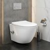 Cuvette WC suspendue REA Carlo Lux Rimless avec fonction bidet