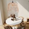 PŘÍRODNÍ BOHO ZÁVĚSNÉ STROPNÍ SVÍTIDLO APP1352-1CP 40 cm