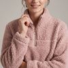 Women's sweatshirt Sherpa Dirty Pink L